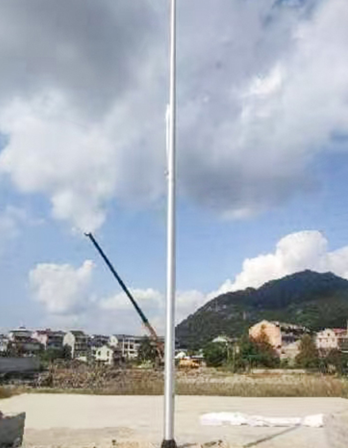 Mastro de prêmio elétrico horizontal em liga de alumínio Mastro de prêmio elétrico horizontal em liga de alumínio