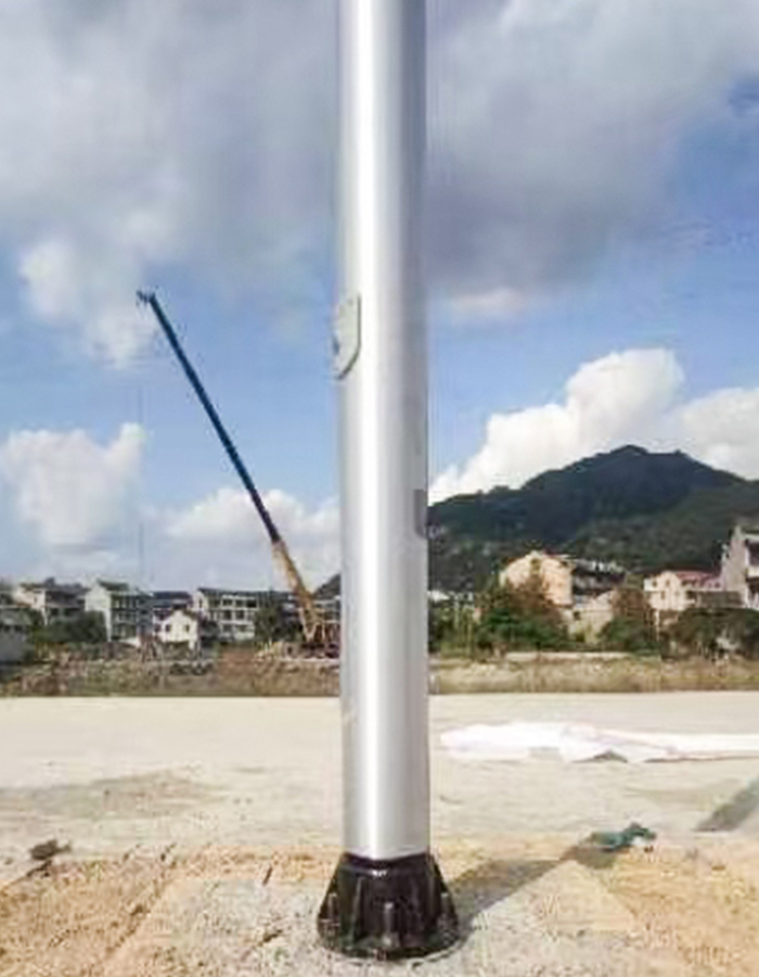 Mastro de prêmio elétrico horizontal em liga de alumínio Mastro de prêmio elétrico horizontal em liga de alumínio